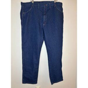 RUSTLER from Wrangler NEW Heavyweight Denim Regular Fit Mens 44X32 Straight Leg
